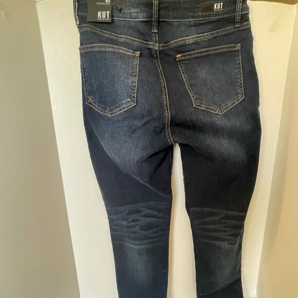KUT From The Kloth Mia High Rise Toothpick Skinny Jean Womens 8 Blue Denim - Picture 5 of 9